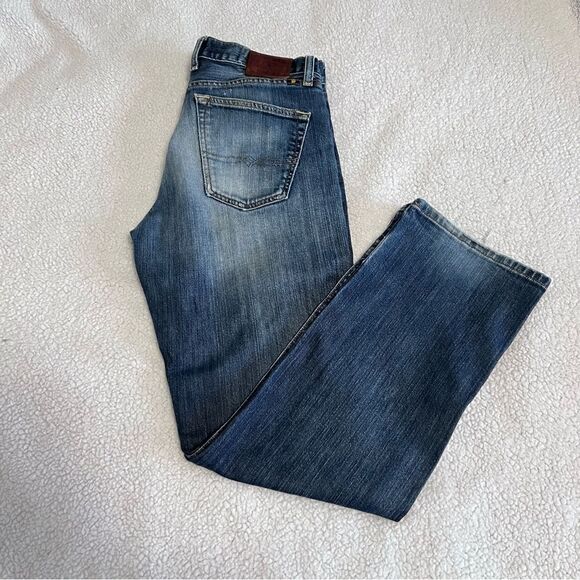 Lucky Brand 221 Slim Straight Button Fly Jeans Size 33/32 - Picture 1 of 9